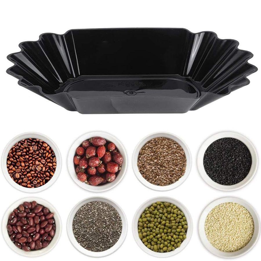 Travertine Tray Oval - ถาดตัวอย่างเมล็ดกาแฟ ถาดโชว์เมล็ดกาแฟ ถาดตัวอย่างรูปวงรี ภาชนะเก็บของ ถาดเสิร์ฟอเนกประสงค์สำหรับใช้ในบ้าน