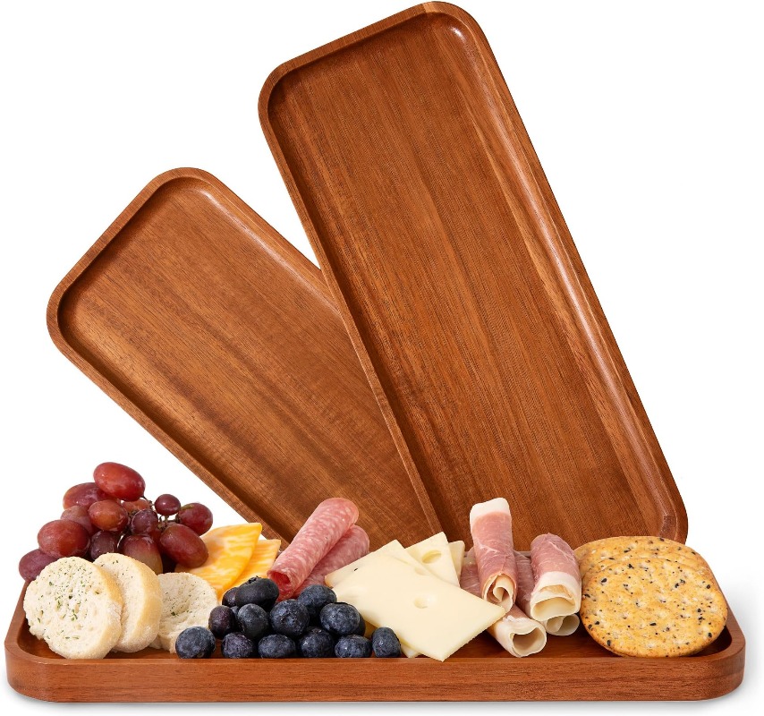 ชุดถาดเสิร์ฟไม้กระถินเทศ 5 ชิ้ - Travertine Tray Oval บทวิจารณ์และราคา