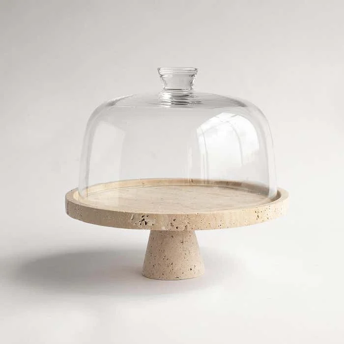 แท่นวางหินอ่อนธรรมชาติสำหรับตก - Travertine Tray Oval บทวิจารณ์และราคา