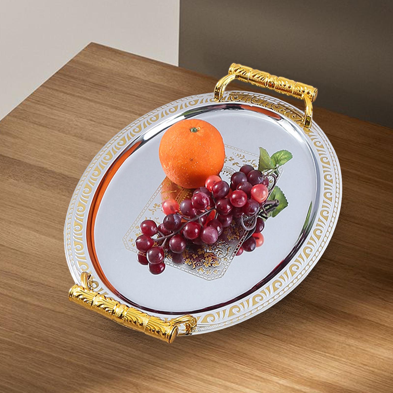 ถาดเสิร์ฟอาหารสแตนเลสอเนกประสง - Travertine Tray Oval บทวิจารณ์และราคา