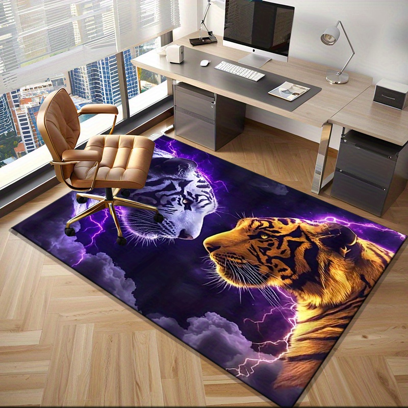 พรมลายเสือพร้อมเอฟเฟกต์ไฟฟ้า ส - Interior Design Your Room บทวิจารณ์และราคา
