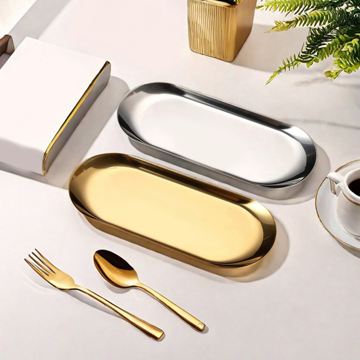 WORTHBUY ถาดเสิร์ฟอาหารทรงรีสไ - Travertine Tray Oval บทวิจารณ์และราคา