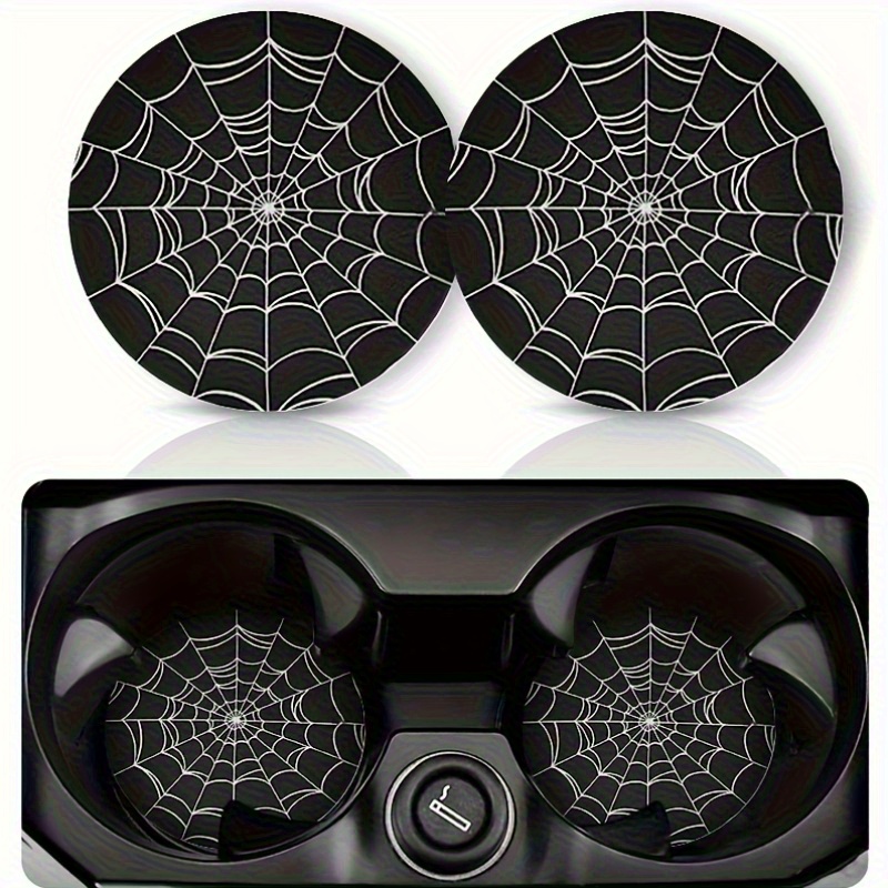2 ชิ้น ที่รองแก้วในรถยนต์ลายใย - Interior Design Web บทวิจารณ์และราคา