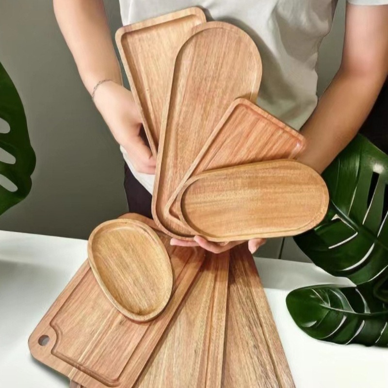 ถาดไม้ทรงวงรีสไตล์วาบิซาบิ ทำจ - Travertine Tray Oval บทวิจารณ์และราคา